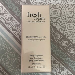 Philosophy fresh creme spray fragrance.
